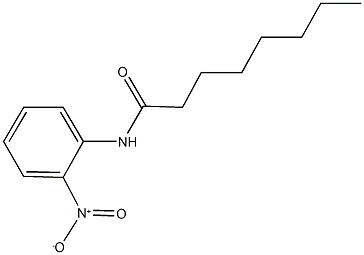 N-{2-nitrophenyl}octanamide Struktur