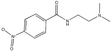 N-[2-(dimethylamino)ethyl]-4-nitrobenzamide Struktur