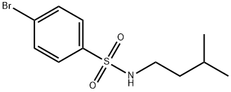 4-bromo-N-isopentylbenzenesulfonamide Struktur