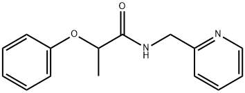 2-phenoxy-N-(2-pyridinylmethyl)propanamide Struktur