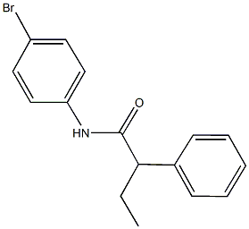 N-(4-bromophenyl)-2-phenylbutanamide Struktur