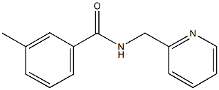 3-methyl-N-(2-pyridinylmethyl)benzamide Struktur