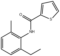 N-(2-ethyl-6-methylphenyl)-2-thiophenecarboxamide Struktur