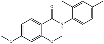 N-(2,4-dimethylphenyl)-2,4-dimethoxybenzamide Struktur