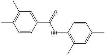 N-(2,4-dimethylphenyl)-3,4-dimethylbenzamide Struktur