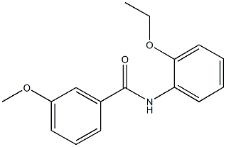 N-(2-ethoxyphenyl)-3-methoxybenzamide Struktur