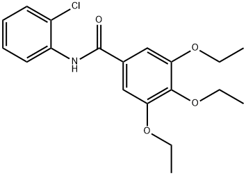 N-(2-chlorophenyl)-3,4,5-triethoxybenzamide Struktur