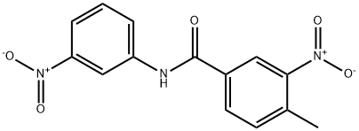 3-nitro-N-{3-nitrophenyl}-4-methylbenzamide Struktur