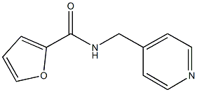 N-(4-pyridinylmethyl)-2-furamide Struktur