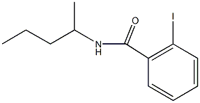 2-iodo-N-(1-methylbutyl)benzamide Struktur