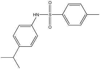 N-(4-isopropylphenyl)-4-methylbenzenesulfonamide Struktur