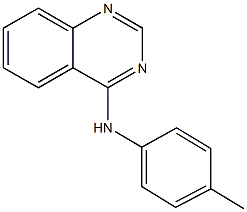 N-(4-methylphenyl)-N-(4-quinazolinyl)amine Struktur