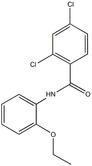 2,4-dichloro-N-(2-ethoxyphenyl)benzamide Struktur