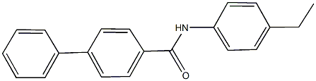 N-(4-ethylphenyl)[1,1'-biphenyl]-4-carboxamide Struktur