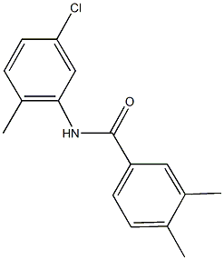 N-(5-chloro-2-methylphenyl)-3,4-dimethylbenzamide Struktur