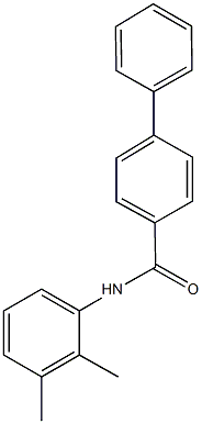 N-(2,3-dimethylphenyl)[1,1'-biphenyl]-4-carboxamide Struktur