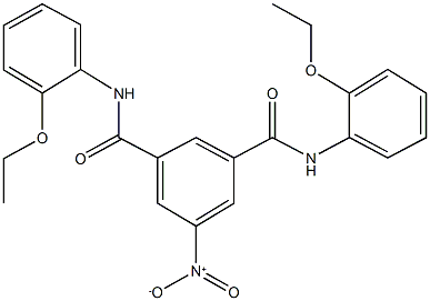 N~1~,N~3~-bis(2-ethoxyphenyl)-5-nitroisophthalamide Struktur