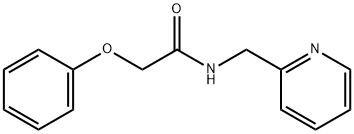 2-phenoxy-N-(2-pyridinylmethyl)acetamide Struktur