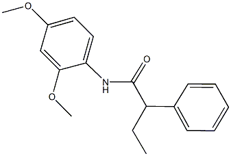 N-(2,4-dimethoxyphenyl)-2-phenylbutanamide Struktur