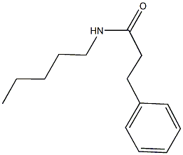 N-pentyl-3-phenylpropanamide Struktur