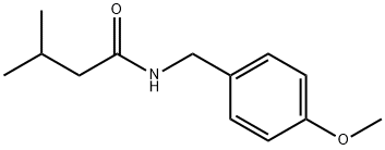 N-(4-methoxybenzyl)-3-methylbutanamide Struktur