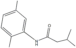 N-(2,5-dimethylphenyl)-3-methylbutanamide Struktur