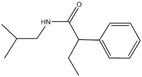 N-isobutyl-2-phenylbutanamide Struktur