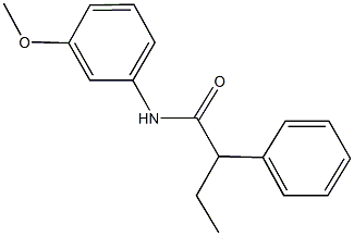 N-(3-methoxyphenyl)-2-phenylbutanamide Struktur