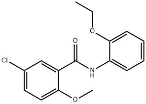 5-chloro-N-(2-ethoxyphenyl)-2-methoxybenzamide Struktur