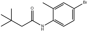 N-(4-bromo-2-methylphenyl)-3,3-dimethylbutanamide Struktur