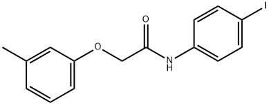 N-(4-iodophenyl)-2-(3-methylphenoxy)acetamide Struktur