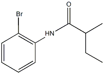 N-(2-bromophenyl)-2-methylbutanamide Struktur