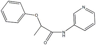 2-phenoxy-N-(3-pyridinyl)propanamide Struktur