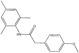 N-mesityl-2-(4-methoxyphenyl)acetamide Struktur