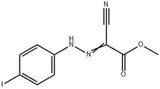 methyl cyano[(4-iodophenyl)hydrazono]acetate Struktur