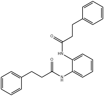 3-phenyl-N-{2-[(3-phenylpropanoyl)amino]phenyl}propanamide Struktur