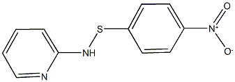 2-[({4-nitrophenyl}sulfanyl)amino]pyridine Struktur