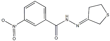 N'-dihydro-3(2H)-thienylidene-3-nitrobenzohydrazide Struktur