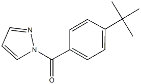 1-(4-tert-butylbenzoyl)-1H-pyrazole Struktur