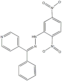 phenyl(4-pyridinyl)methanone {2,5-bisnitrophenyl}hydrazone Struktur