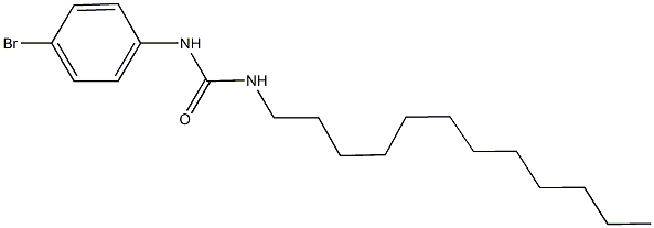 N-(4-bromophenyl)-N'-dodecylurea Struktur