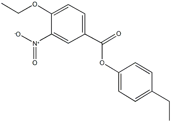 4-ethylphenyl 4-ethoxy-3-nitrobenzoate Struktur