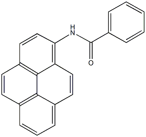 N-(1-pyrenyl)benzamide Struktur