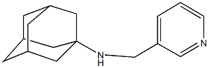 N-(3-pyridinylmethyl)-1-adamantanamine Struktur