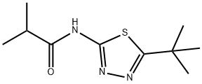 N-(5-tert-butyl-1,3,4-thiadiazol-2-yl)-2-methylpropanamide Struktur