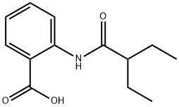 2-[(2-ethylbutanoyl)amino]benzoic acid Struktur