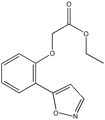 ethyl [2-(5-isoxazolyl)phenoxy]acetate Struktur