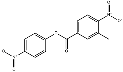 4-nitrophenyl 4-nitro-3-methylbenzoate Struktur