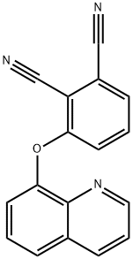 3-(8-quinolinyloxy)phthalonitrile Struktur