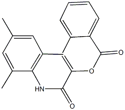 N-mesityl-1-oxo-1H-isochromene-3-carboxamide Struktur